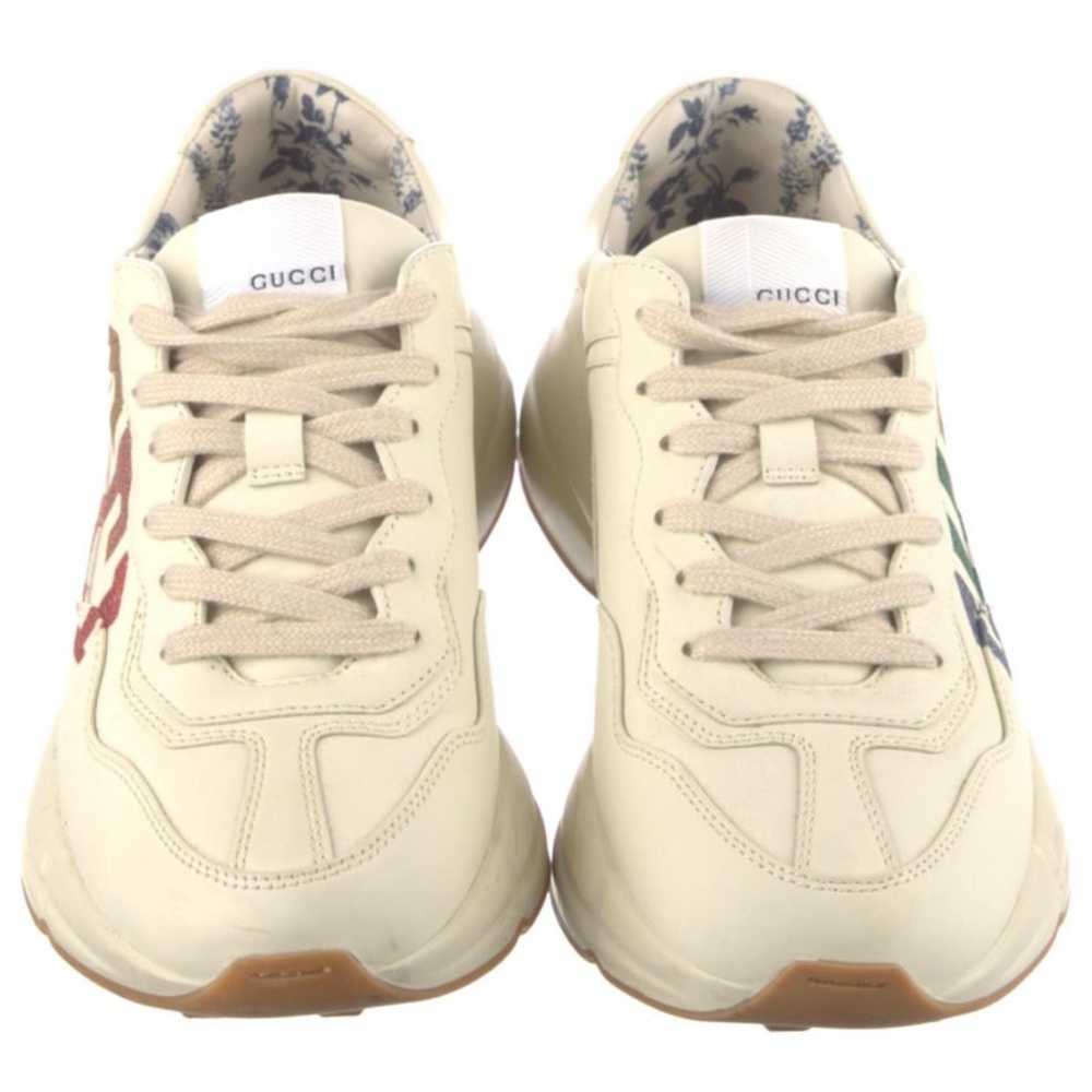 Gucci Leather Low Top Chunky Sneakers